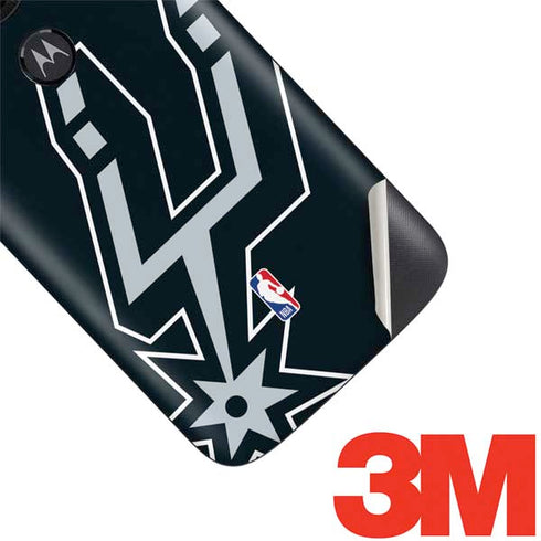 NBA San Antonio Spurs Large Logo Moto E5 Play Skin
